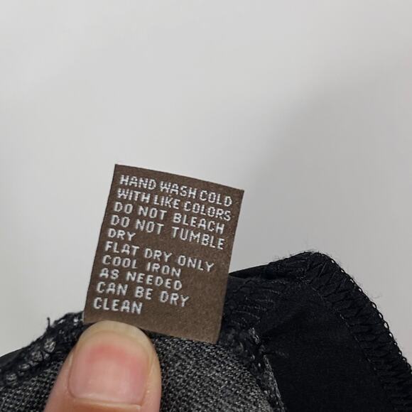 J McLaughlin 2 Black Gray Houndstooth Ross Pull On Cropped Ankle Pants Plaid - Picture 10 of 10